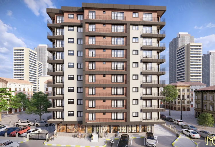 Ataşehir konut projesi ana cephe tasarımı ve görselleştirmesi