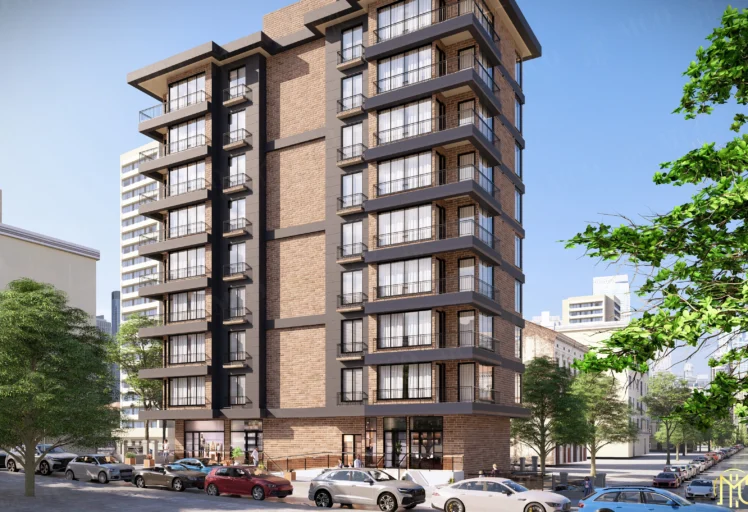 kadıköy bostancı konut projesi dış cephe modelleme