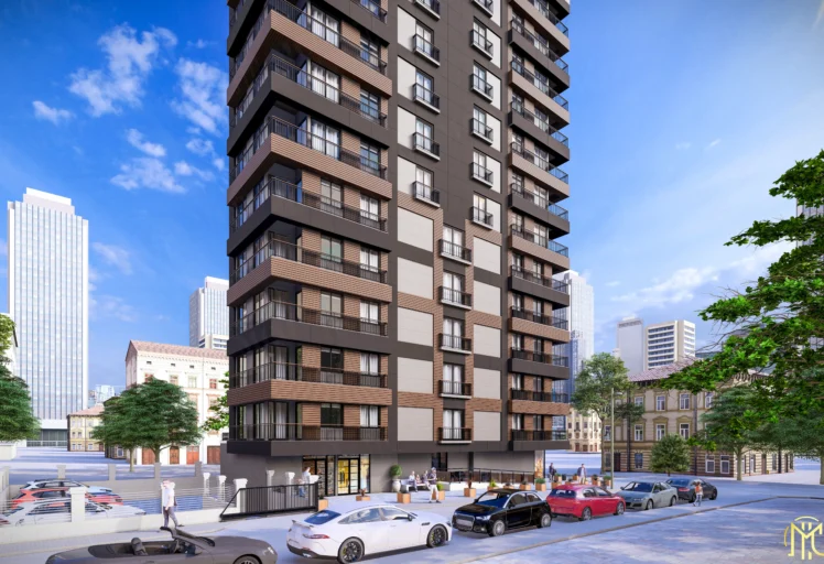 Kadıköy Suadiye mimari proje dış görünüm ve 3D görselleştirme